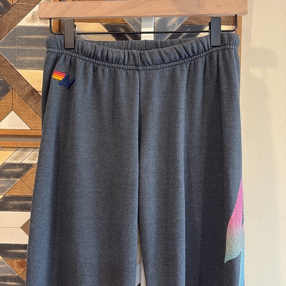 Aviator Nation Bolt Sweatpants Joggers Grey Small - Picture 2 of 8